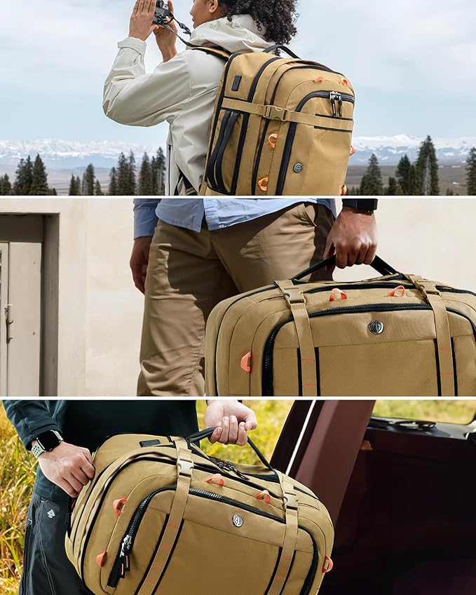 Tolaccea Travel Laptop Backpack, TSA Flight Approved Carry On Travel Duffel - Image 7