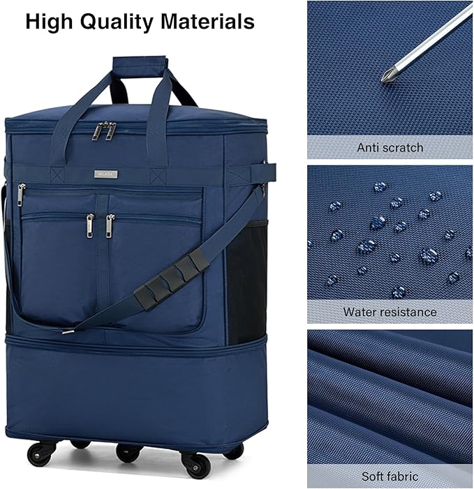 MILADA Expandable Luggage Bags for Travel Foldable Suitcase - Image 7