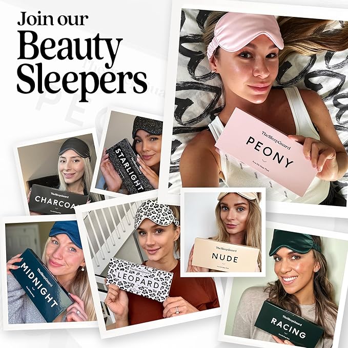 Pure Silk Sleep Mask Light Blocking Travel Essentials. Eye Masks - Image 7