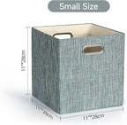 Posprica Storage Basket Bins, 13×13×13 Foldable Storage Boxes Fabric Drawer - Image 3