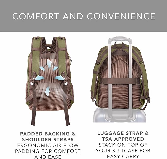 Ama Dablam Premium Original Canvas Backpack/ 17”Laptop/XL-30L/ Many Pockets | - Image 7