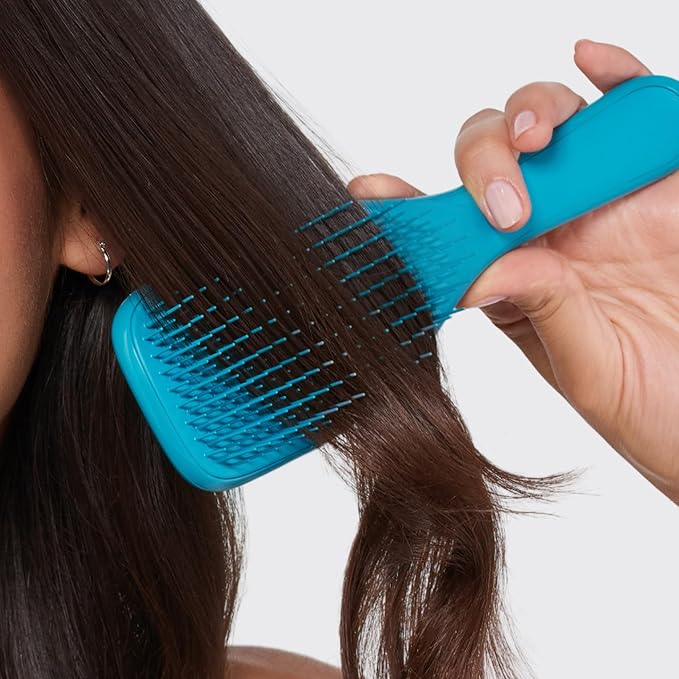 Tangle Teezer Ultimate Detangler Brush for Wet & Dry Hair, Eliminates Knots & Reduces Breakage for Straight to Wavy Hair Types, Transformative Teal