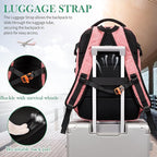 FENGDONG Large Laptop Backpack 17.3 inch Durable Waterproof Travel College - Image 6