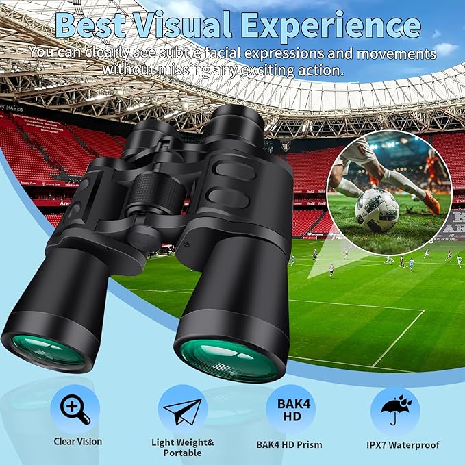 20X50 Binoculars for Adults High Powered- Large View - Image 6
