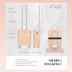 Verage 18x14x8in Spinner Underseat Carry-On Luggage -Airplane Personal Item Bag - Image 9