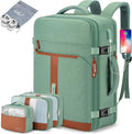 42L Travel Laptop Backpack, Expandable Carry-on Luggage, Anti-Theft Business by BAGODI