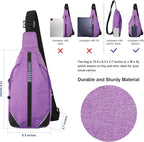 WATERFLY Small Crossbody Sling Backpack Anti Theft Backpack - Image 5