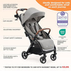 Travel Stroller, Overhead-Friendly Compact Baby Stroller, Self-Folding Toddler - Image 3