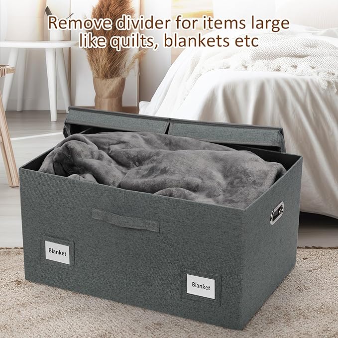 75 Quarts Extra Large Decorative Storage Bins - Image 6