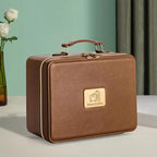 Makeup Bag with LED Mirror & Magnifier, Large Cosmetic Organizer Travel Makeup - Image 7