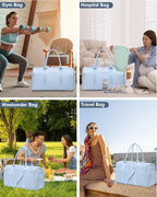 Women Duffle Weekender Travel Bag: Large Duffel Bags - Image 4