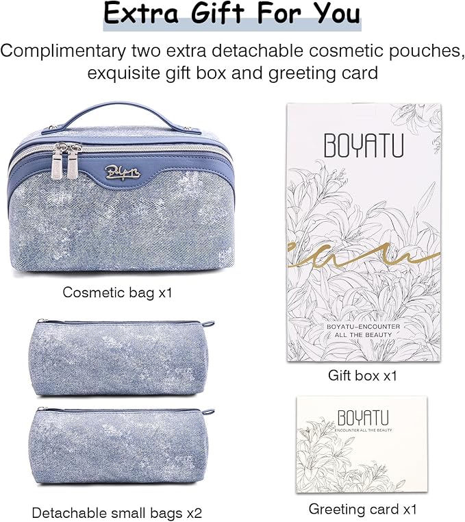 Travel Makeup Bag Cosmetic Bags - Image 5