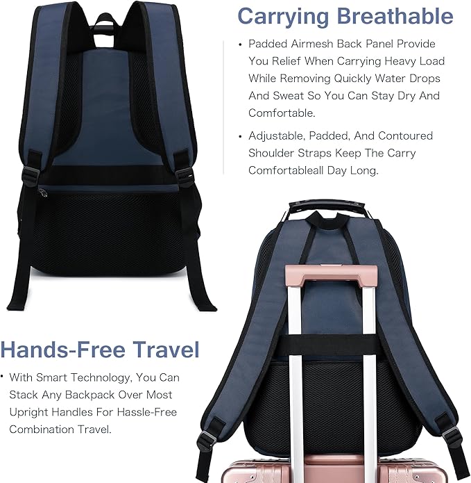 Boavan Laptop Backpack for men, 15.6 inch Laptop Bag - Image 3
