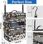 Suitcase Organizer, Travel Luggage Organizer Portable Hanging Travel Shelves - Image 4