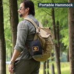 Camping Hammock with Net, Portable Lightweight Double Hammocks with Tree Straps - Image 6