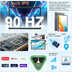 Android 15 Tablet with Keyboard, 16GB（8+8）RAM+256 Storage, 8000mAh Battery - Image 2