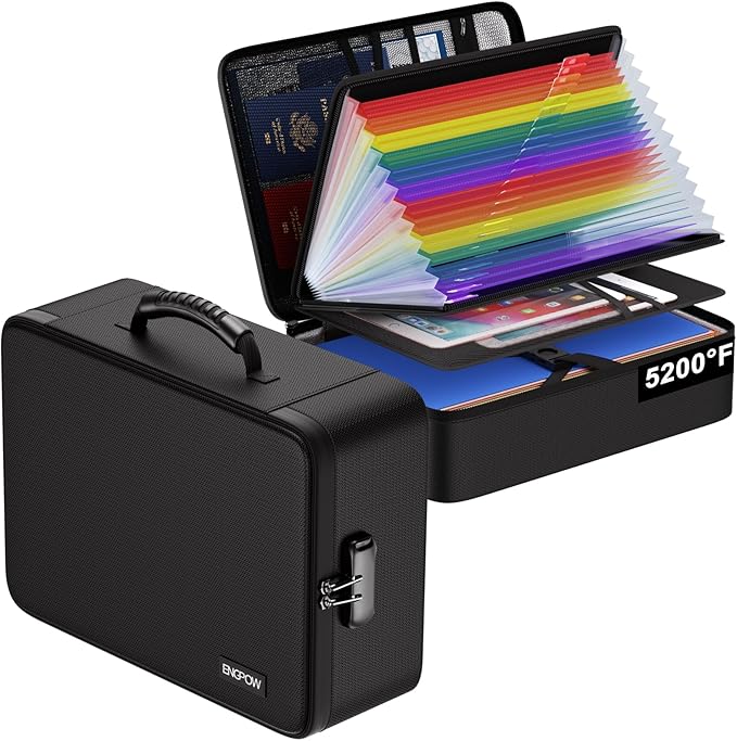 ENGPOW Fireproof Document Box by ENGPOW