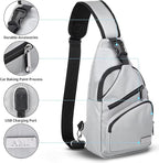 AMJ Crossbody Sling Bag Men Women, Casual Shoulder Backpack, Chest Daypack - Image 3