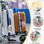 Hummingbird Flowers 3 Pack Luggage Tags - Image 5