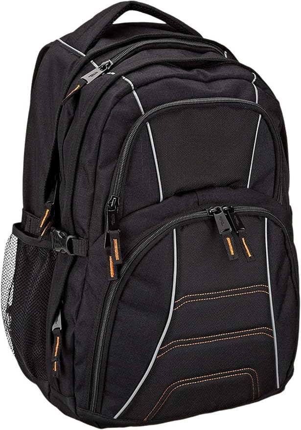 Amazon Basics Laptop Backpack Fits Up to 17-Inch Laptops by AmazonBasics
