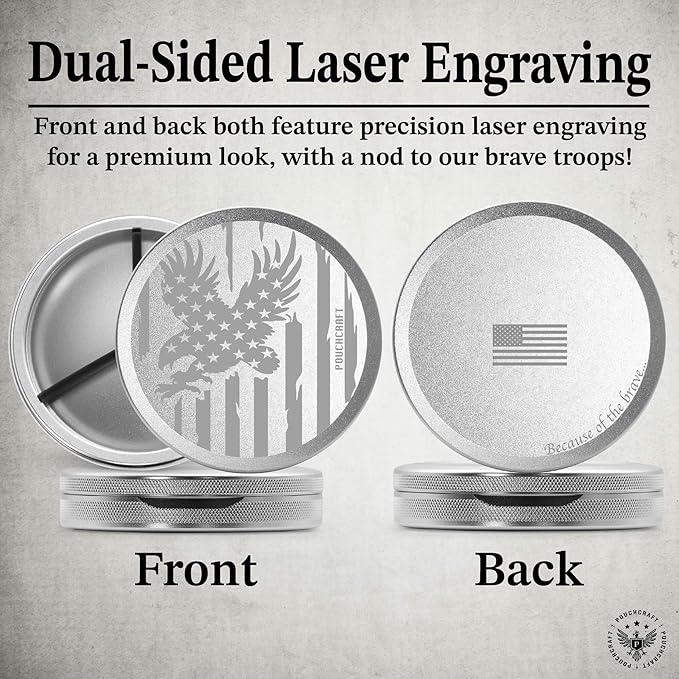 Metal Pouch Can | Metal Container | Slim EDC Pocket Tin | Airtight & - Image 2