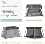 Travel Crib Fitted Sheets Compatible - Image 2