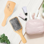 URTHEONE Hair Brush,Boar Bristle Hair Brushes and Styling Comb Set for Women Men Kids, Best Natural Wooden Paddle Hairbrush for Wet or Dry Hair Detangling Smoothing Massaging