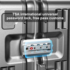 Zipperless Luggage, Polycarbonate Aluminum Hardshell, Expandable Carry-On - Image 5