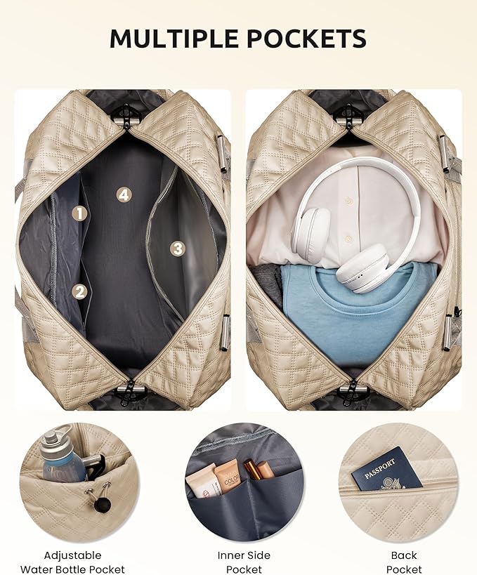 Stuff for Girls 17-18, Gifts for Women-Initial Travel Bag - Image 4