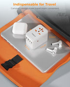 TESSAN Universal Travel Adapter Worldwide, GaN 65W International Plug Adaptor - Image 5
