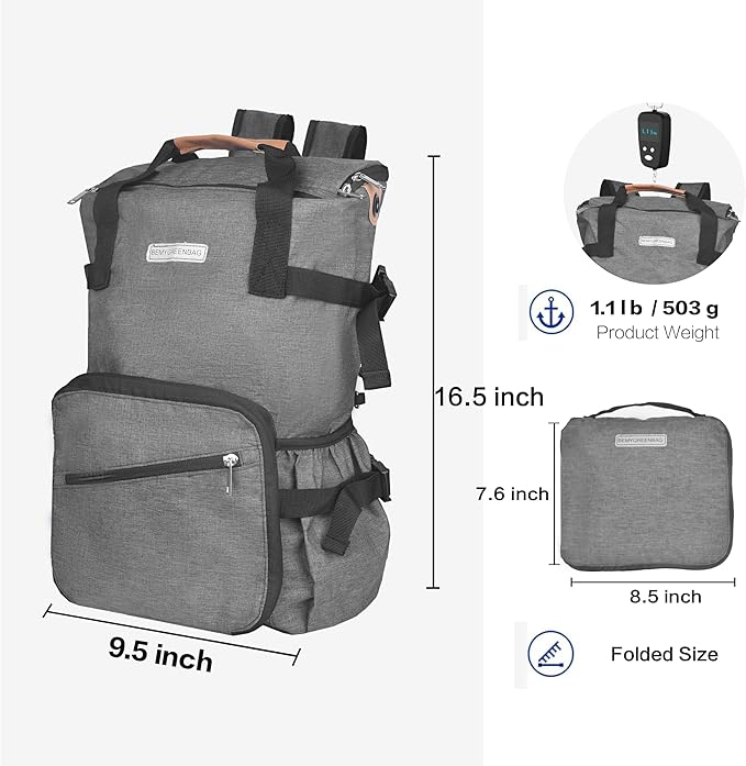 35L Foldable Waterproof Backpack - Image 4