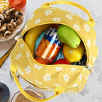 Bluboon Lunch Bag for Women Men Cute Corduroy Lunch Tote Bags Reusable - Image 6