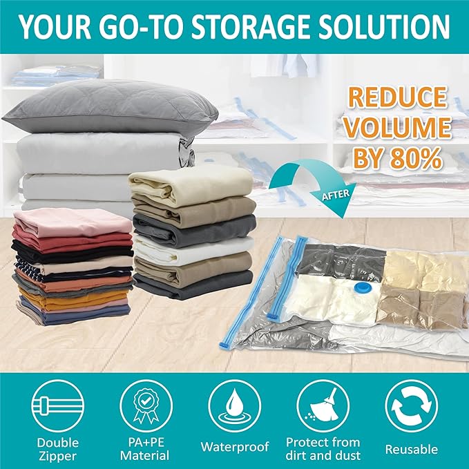 35 Pack Space Saver Bags Compression Storage Bags - Image 2