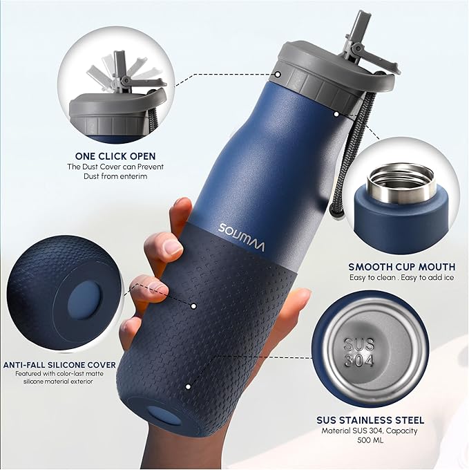 Insulated Stainless Steel Water Bottles - Image 4