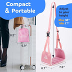 Portable Airplane Foot Hammock for Plane Travel - Image 6