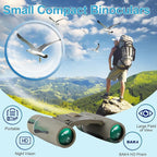 PISEZ 30X60 Compact Binoculars for Adults and Kids，Lightweight Foldable Easy - Image 3