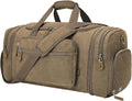 Gonex Canvas Duffle Bag 60L Travel Duffel Overnight Weekend Bag by Gonex