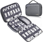 Lacdo Cord Organizer Travel, Cable Organizer Bag Case, Portable Electronics by Lacdo