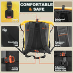 Waterproof Backpack Dry Bag 35L/55L/85L – Heavy Duty Roll-Top Hiking Backpack - Image 4