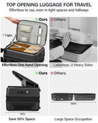 24 Inch Expandable Checked Luggage (Graphite Grey / 24 Inch EXT)