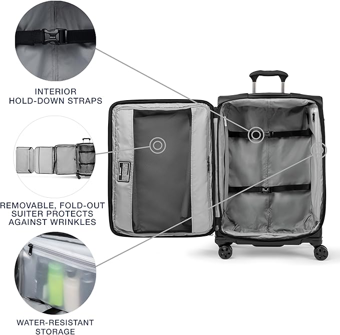 Travelpro Crew Classic Lightweight Softside Expandable Checked Luggage - Image 5