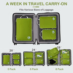 Cipway Compression Packing Cubes, Ultralight Luggage Organizer Bags, Travel - Image 7