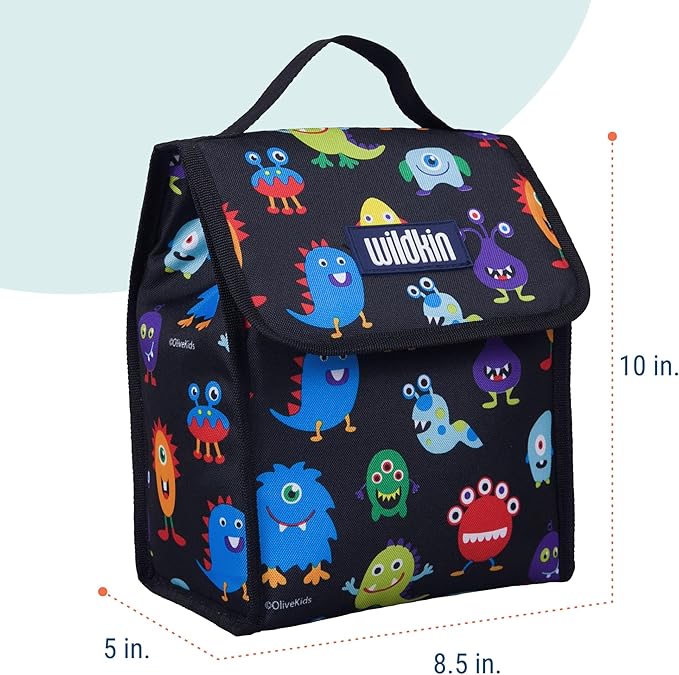 Wildkin Kids Insulated Lunch Bag – Reusable, School & Travel - Image 2