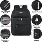 Cooler Backpack, Insulated Backpack Cooler Leakproof Double Deck Cooler Bag - Image 4