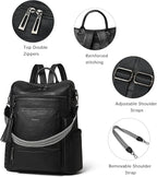 Shrrie Vegan Leather Laptop Backpack - Image 6