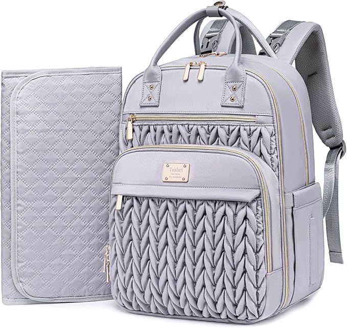 Diaper Bag Backpack, Stylish Baby Diaper Bag, Waterproof Travel Diaper by Tealari