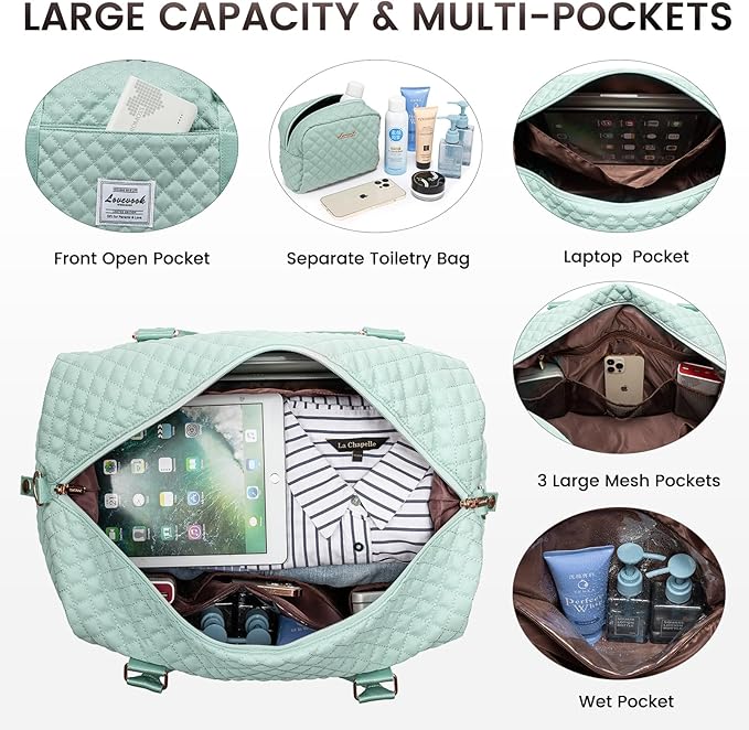 LOVEVOOK Travel Duffle Bag, Weekender Bags - Image 4