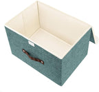 TYEERS Collapsible Storage Boxes, Washable Fabric Storage Bins - Image 3