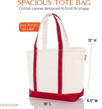 CB STATION Medium Classic Canvas Tote Bag - Image 4