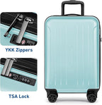 KYME Suitcase Hardshell With Double Spinner Wheels, PC+ABS TSA Lock Travel - Image 4